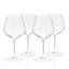 Reserve European Crystal Burgundy Glasses by ViskiÂ®