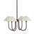 Angelica Marcelle 4 - Light Iron Cone Chandelier
