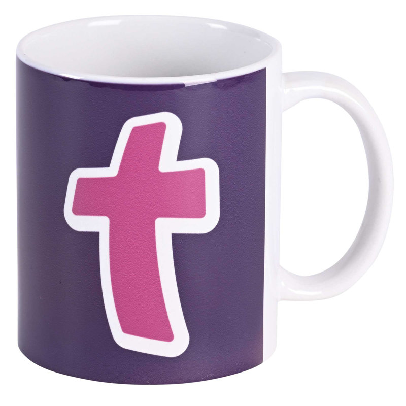 Grande tasse en céramique rose 11 oz