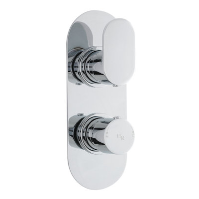 Reign Double Concealed Thermostatic/Diverter Shower Valve