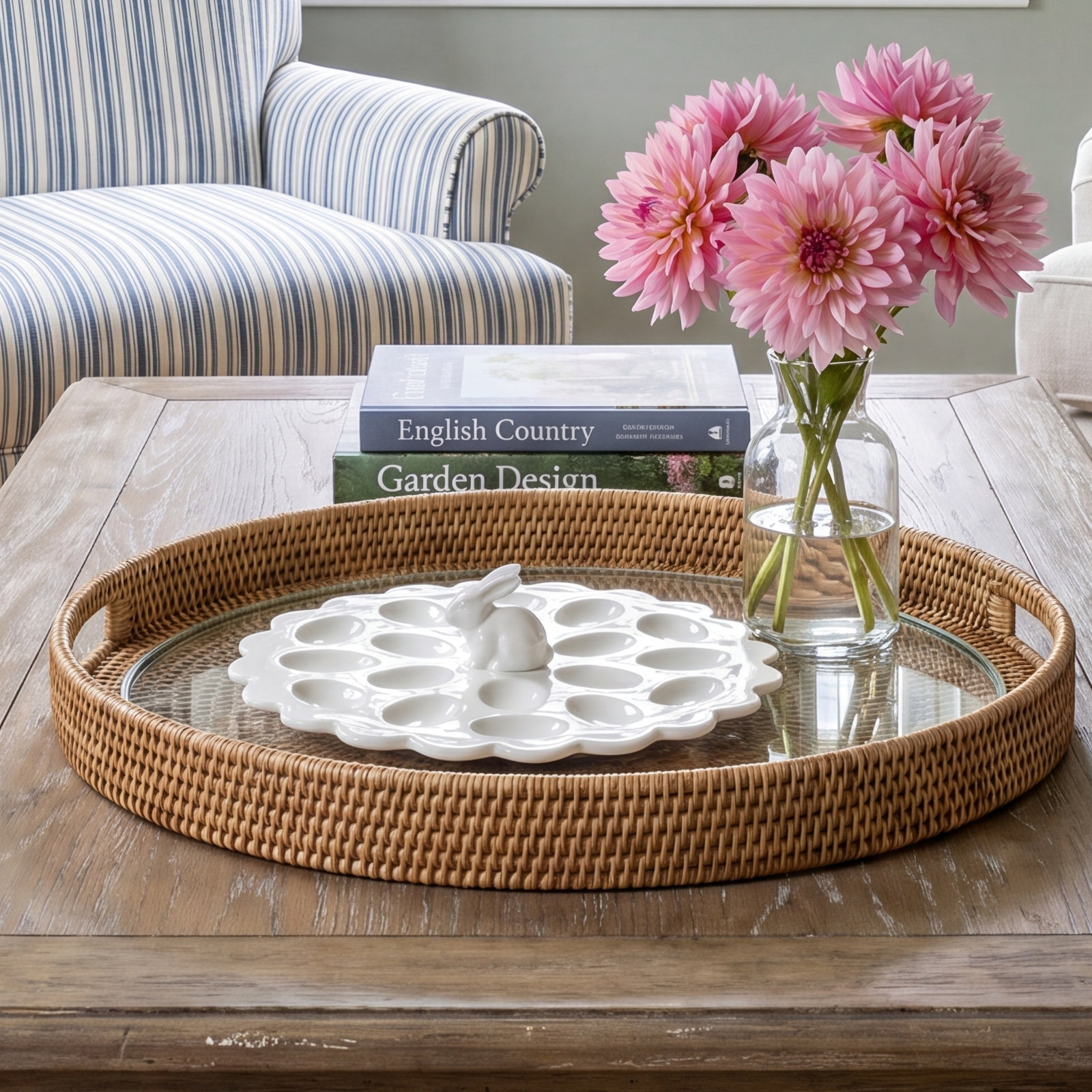 Novelty Ceramic Egg Platter