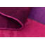 Tapis de zone en laine rose 7 pi 2 po x 10 pi one-of-kind à la main noué la new age Middlet