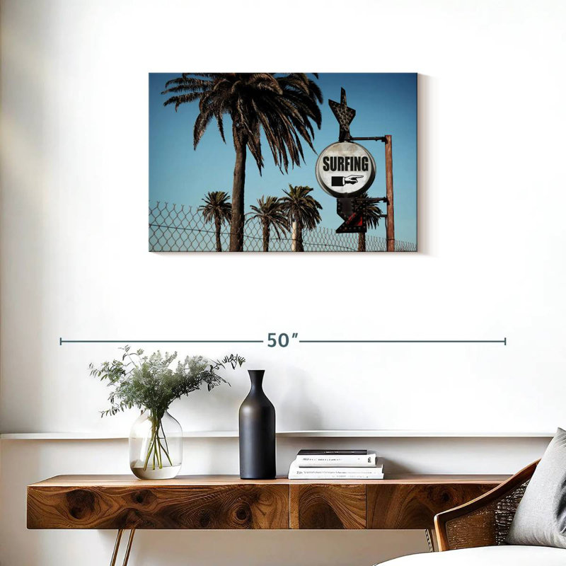 Signe de spot de surf Senne, H 20 po x l 30 po