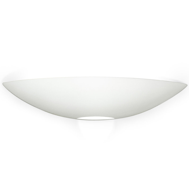 Demi lune blanche 2 lumières Borne