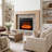 18'' W Electric Fireplace Insert