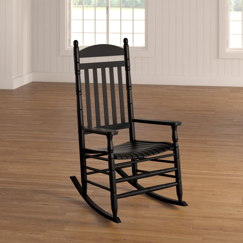 Chaise berçante , Noir, noir, noir, noir