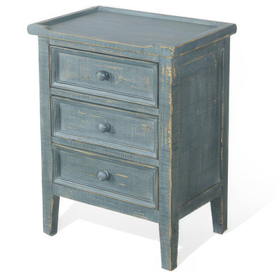 Komor Solid Wood End Table
