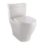 Aimes® 1.28 GPF Elongated One-Piece Toilet with High Efficiency Flush (Seat Included)