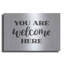 «You Are Welcome Here» par Imperfect Dust, art mural en métal-818662772