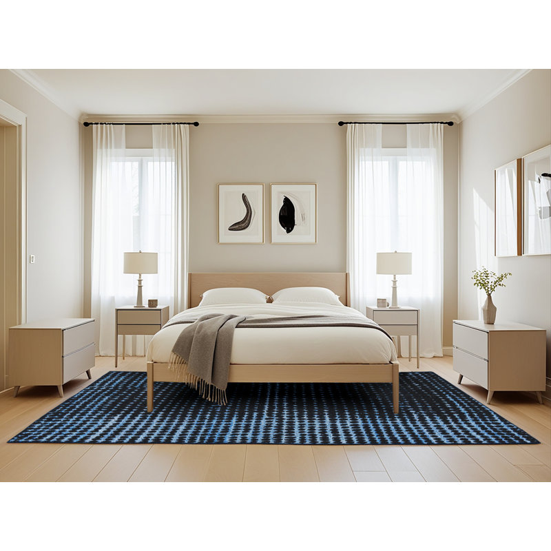 Tapis abstrait moderne 4412, Rectangle de 5 pi x 8 pi