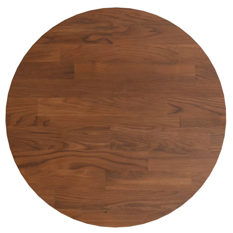 Bois massif traité vidaXL, H 0,6 po x l 35,4 po x P 35,4 po, Marron foncé