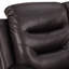 Causeuse inclinable en cuir avec dossier en fibre et base en acier Global United-1259282081