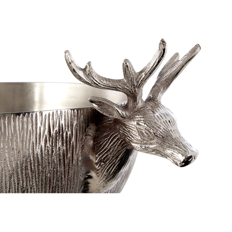 Castleton Home Deer Aluminum Serving Bowl