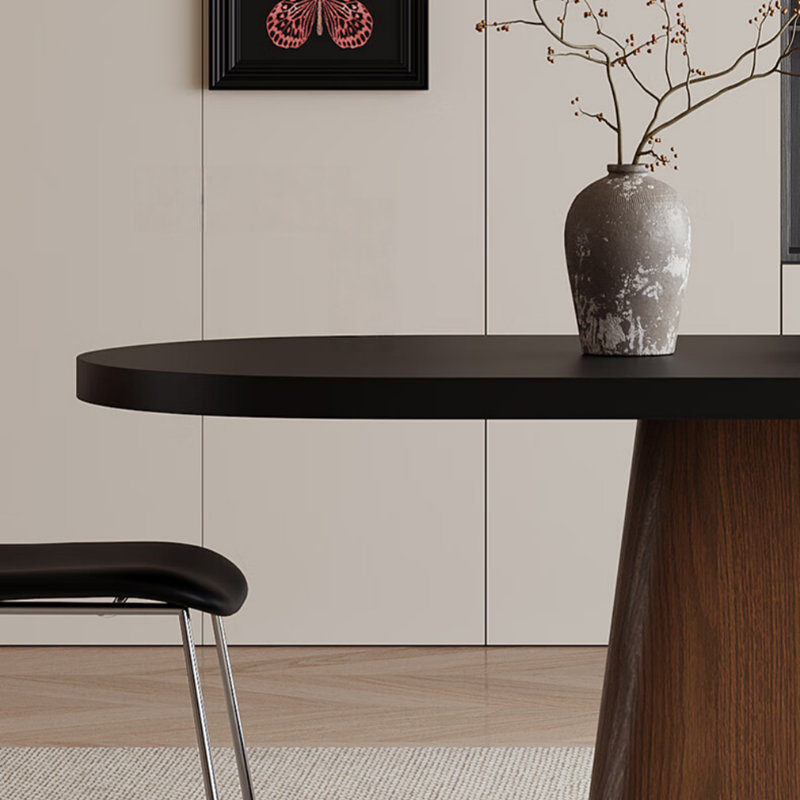 Table de salle à manger en bois massif de style français