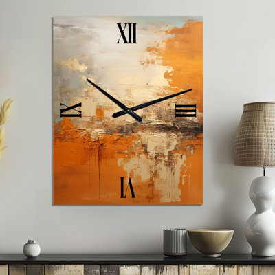 Copper Glow - Landscapes  Metal Wall Clock