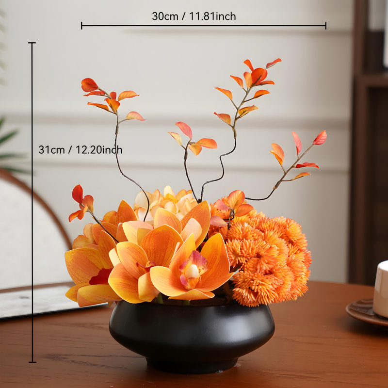 Ornements de fleurs simulées