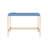 Midriaks Navy  & Gold Finish Writing Desk W/USB (Not Including Office Chairs)-2036377703