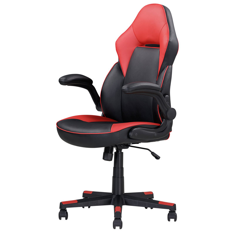 Fauteuil de jeu ergonomique réglable en similicuir