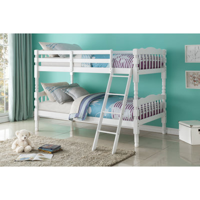 Frausto Bunk Bed with RF Front Ladders
