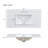 36" Bathroom Vanity With Ceramic Sink, Soft Close Doors, Adjustable Shelves-293174032-293174034