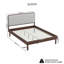 Queen Size Platform Bed with Upholstered Headboard for Luxurious Comfort and Modern Design
