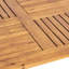 Table de salle à manger ovale en bois de 178 cm (70 po) pour patio extérieur avec une finition élégante