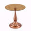 Petite table d'appoint en métal