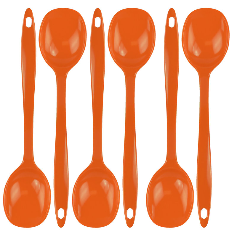 Ensemble de 6 cuillères à cuisson en mélamine Reston Lloyd, Orange