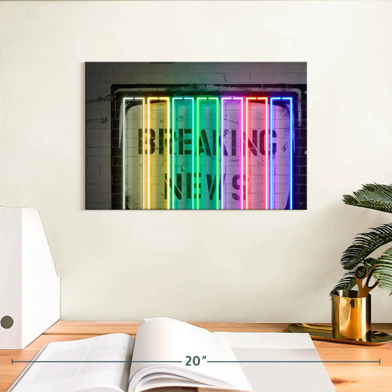 Keiraleigh Breaking News, 8" H x 12" W