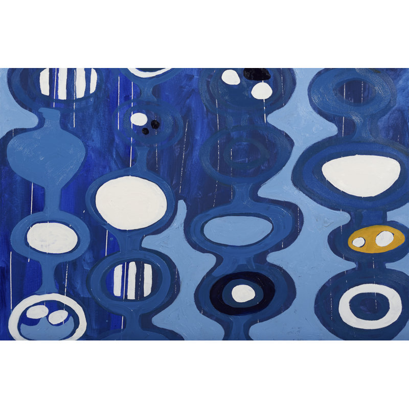Grand bleu II, H 20 po x l 30 po x P 1,25 po