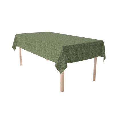 East Urban Home 100% Cotton Floral Rectangular Tablecloth