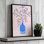 «Blue Branches Botanical» par Garima Dhawan, reproduction d'art