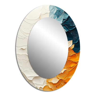 Miroir mural ovale Biomorphism