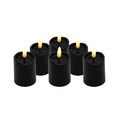  Mini-piliers à pile à mèche 3D à piles - 6 pièces