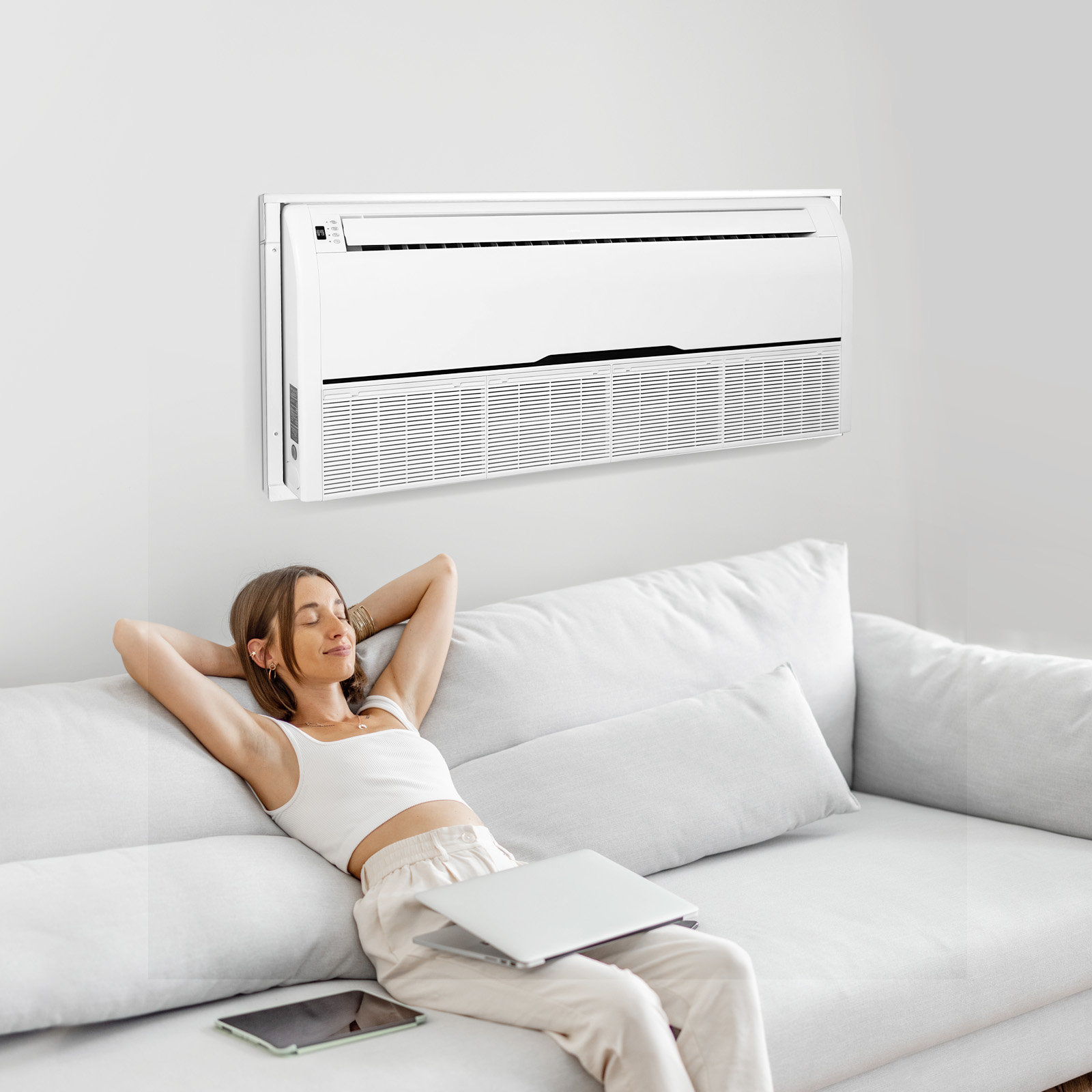 Stellweilan Tessberg Air Conditioner Wall Sleeve 42 in with Exterior ...