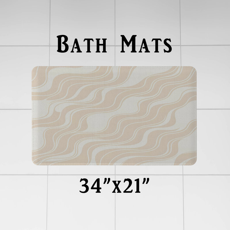Rideau de douche abstrait Dealtae, H 70 po x l 72 po