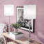 Ensemble de lampes de table métalliques / transparentes 31 po Felda