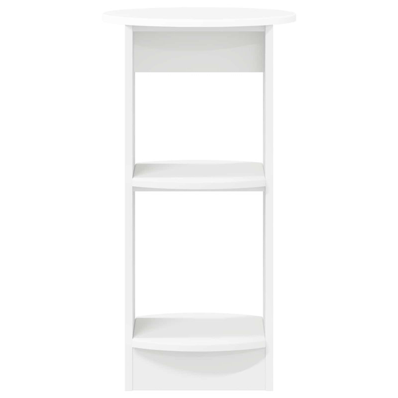 End Table, White, White, White