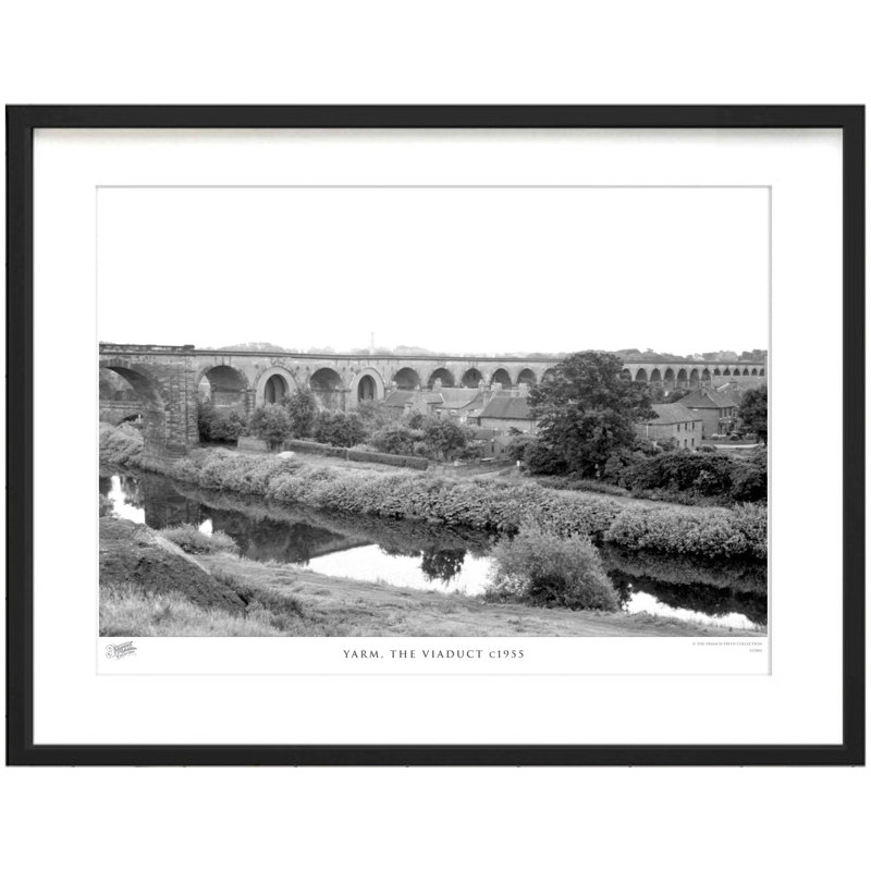 Yarm, The Viaduct C1955 - Single Picture Frame Print, 45cm H x 60cm W x 2.3cm D