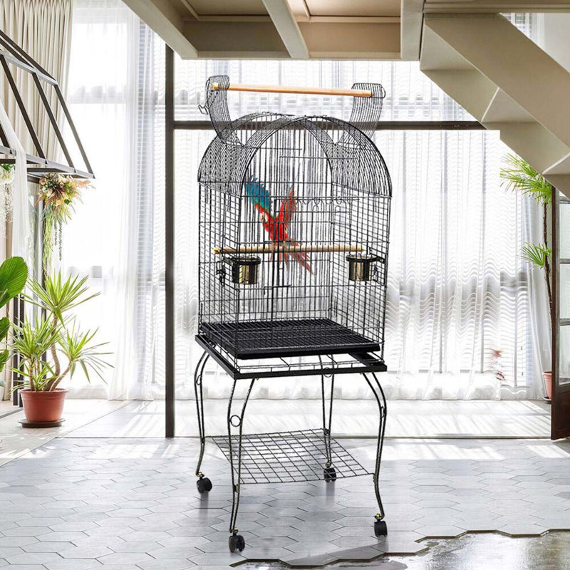 Bird Cage with Wheels