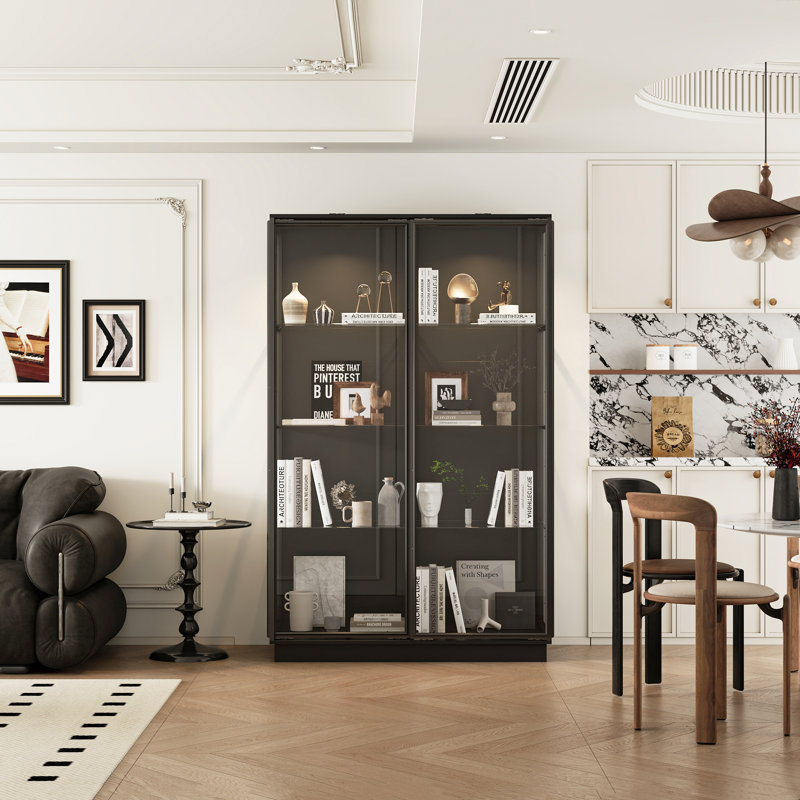 Display Cabinet With Glass And Lights