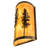 Tall Pines Steel Flush Mounted Sconce