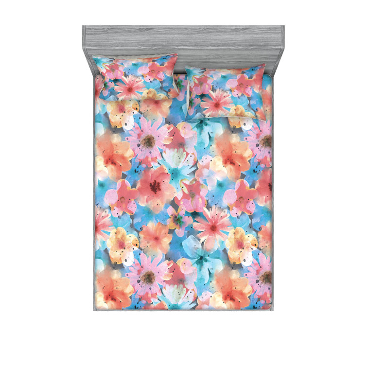 Drap-housse et taies décoratives 3 pièces Ambesonne
