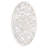 Bastia Round Medallion White 30"
