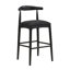 Eameson Mid-Century Modern Upholstered Stools With Rubberwood Frame-119920222-119920219