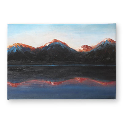 Mountains Landscape Mat - Contemporary Indoor Outdoor Home Decor