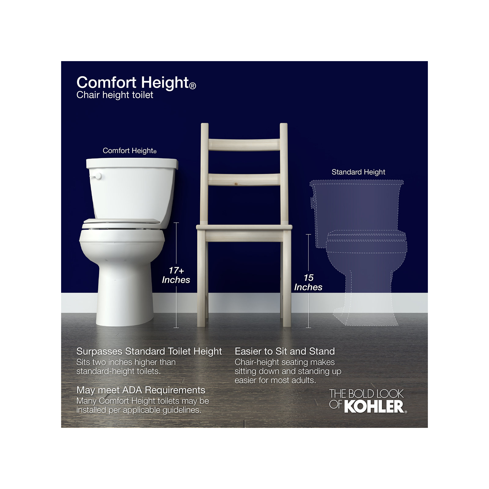Cimarron 1.6 GPF Round Two-Piece toilet (Seat Not Included), Biscuit, Left-Hand