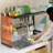 Over The Sink Dish Drying Rack, Dish Drying Rack 2 Tier Large Stainless Steel Dish Drainer For Kitchen Storage