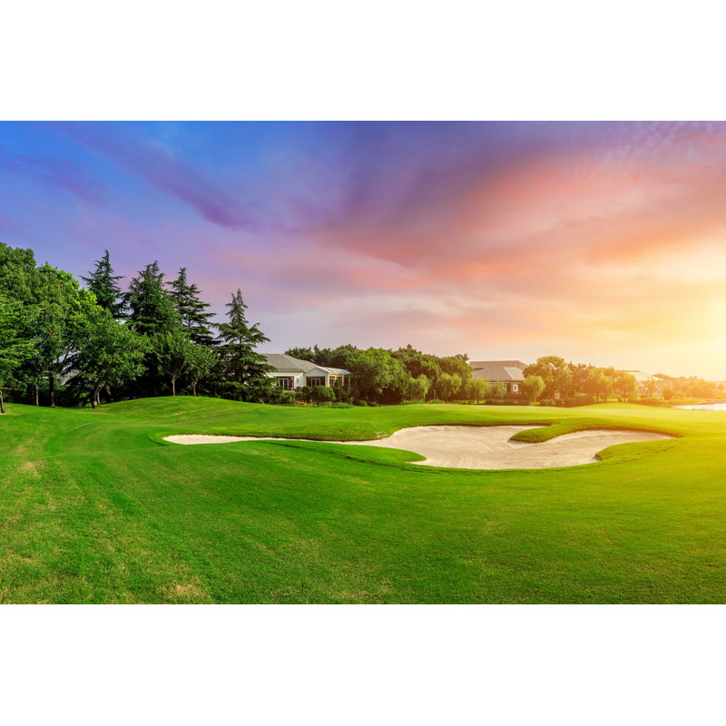 «Golf Field» par Zhaojiankang - Photographie sur toile tendue, H 8 po x l 12 po