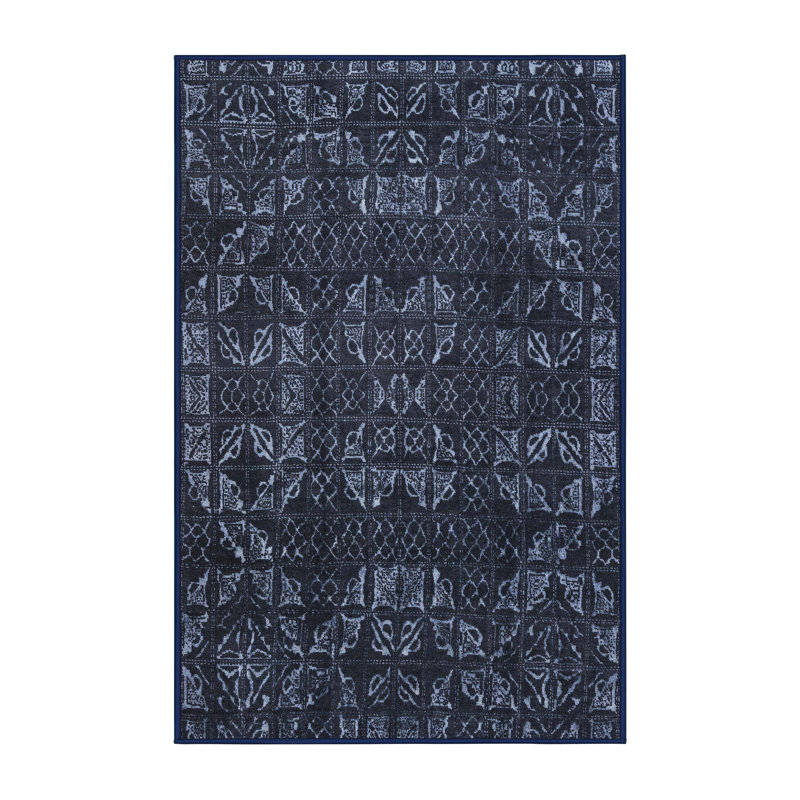 Abstract Indoor Rug, Rectangle 5' x 8'
